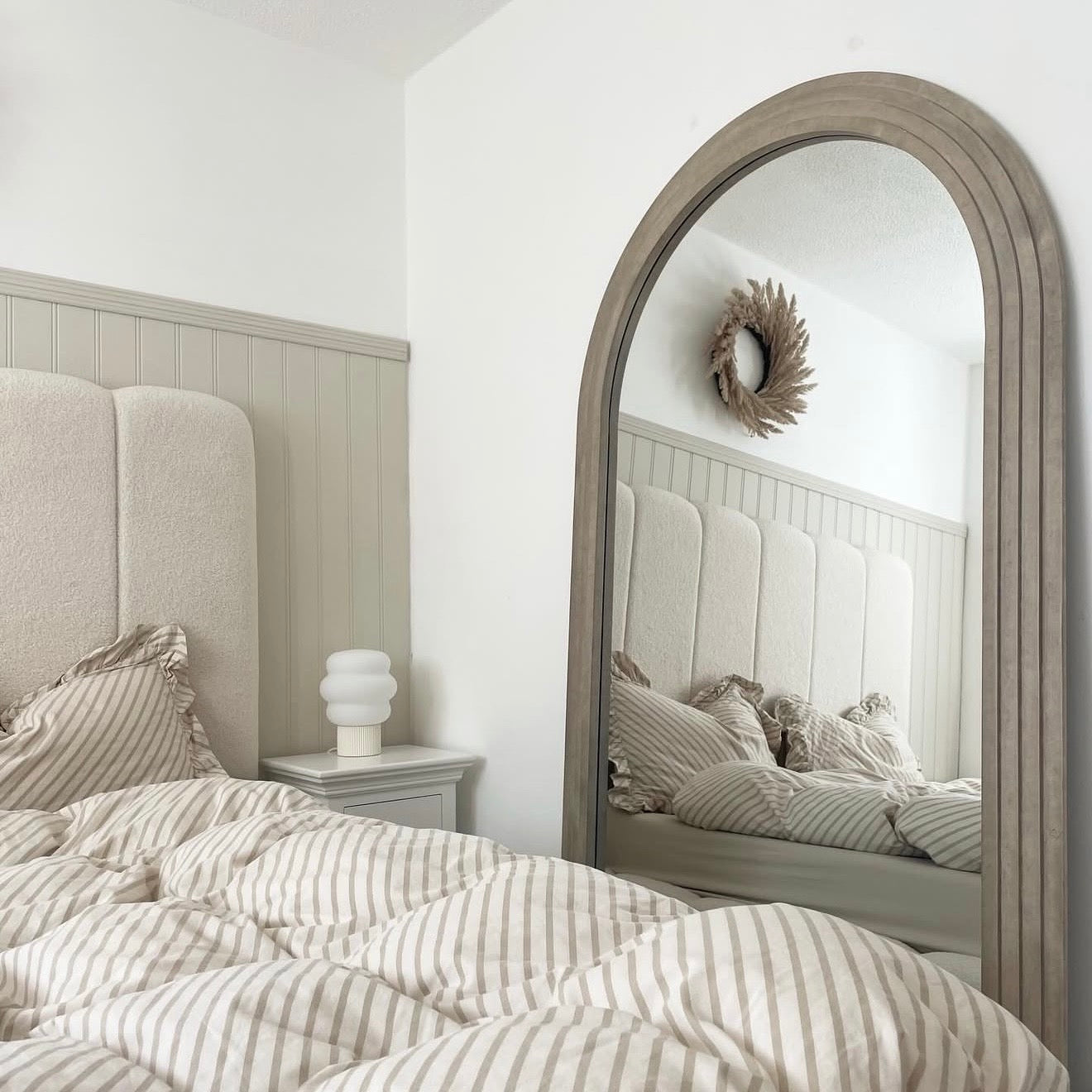 Marble Stepped Arch Full Length Mirror