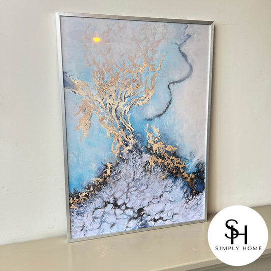 Abstract Baby Blue