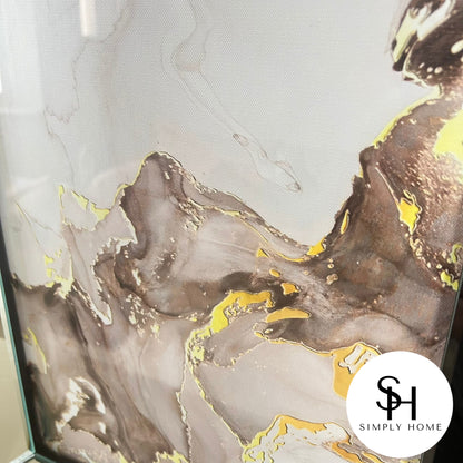 Black and Gold Marble