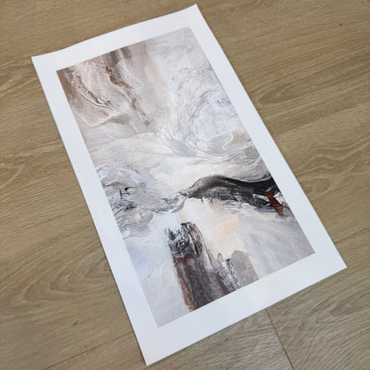 Abstract Mountain Canvas