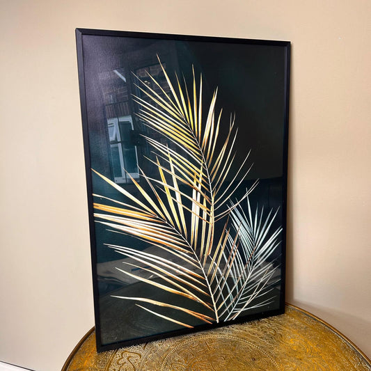 Golden Palm Leaves