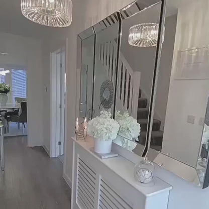 Santorini 4 Panel Wall Mirror